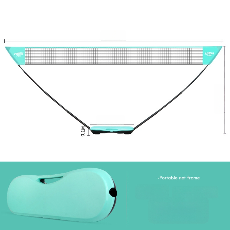 Meishulong prijenosni stalak za badminton mrežu, za kućnu i vanjsku upotrebu, lako se premješta