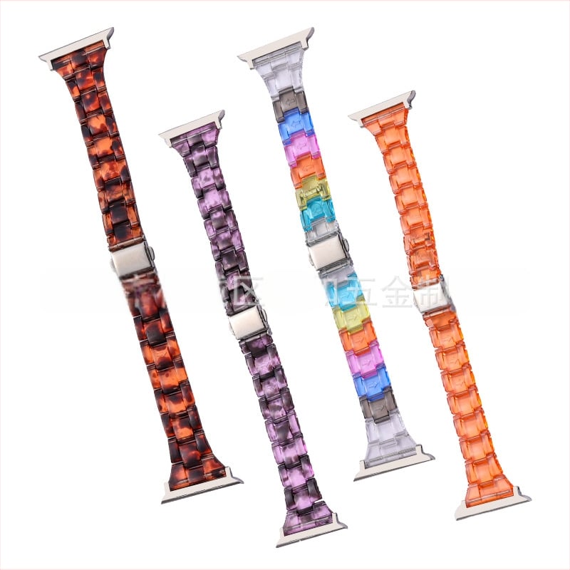 Apple Watch juostelė moterims — TPU mados juosta su liesuju juosmens dizainu, suderinama su Apple Watch, svoris 30 g, išleista 2022 m