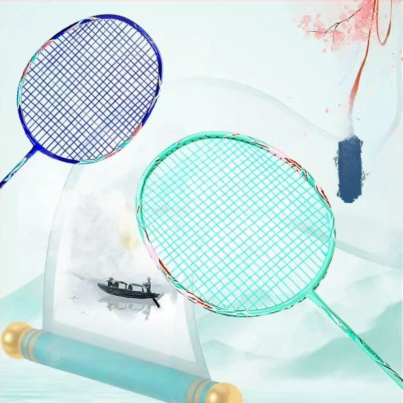 Zongjian badmintonireket terasest sulamiga raamiga, nailonniitidega, otsene löök, kaal 85–89 g, kohandamine saadaval