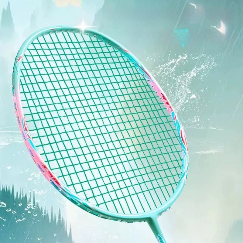 Zongjian badmintonireket terasest sulamiga raamiga, nailonniitidega, otsene löök, kaal 85–89 g, kohandamine saadaval