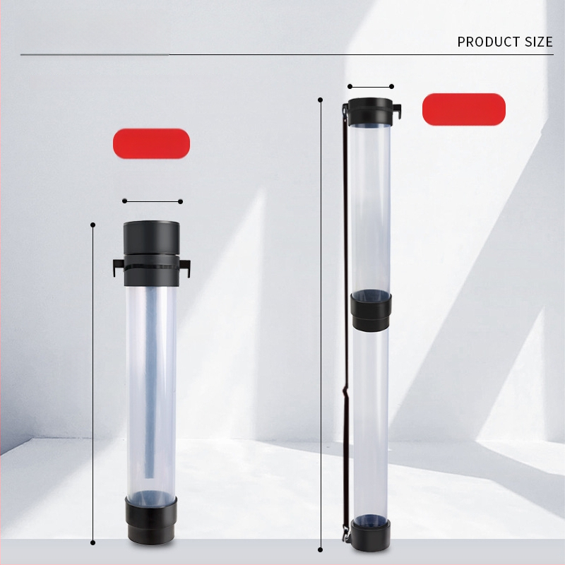 Teleskopinis teniso kamuolių rinktuvas kibiras – nešiojamas, lengvai laikomas, su nešiojimo rankena