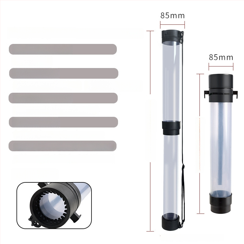 Teleskopinis teniso kamuolių rinktuvas kibiras – nešiojamas, lengvai laikomas, su nešiojimo rankena