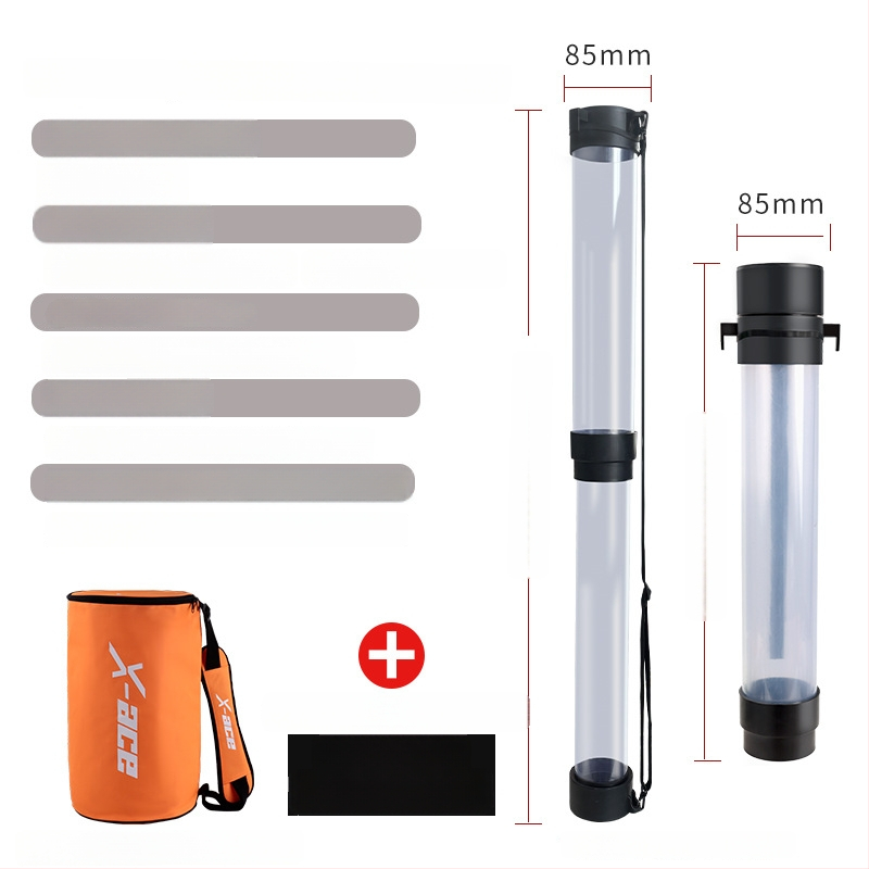 Teleskopinis teniso kamuolių rinktuvas kibiras – nešiojamas, lengvai laikomas, su nešiojimo rankena