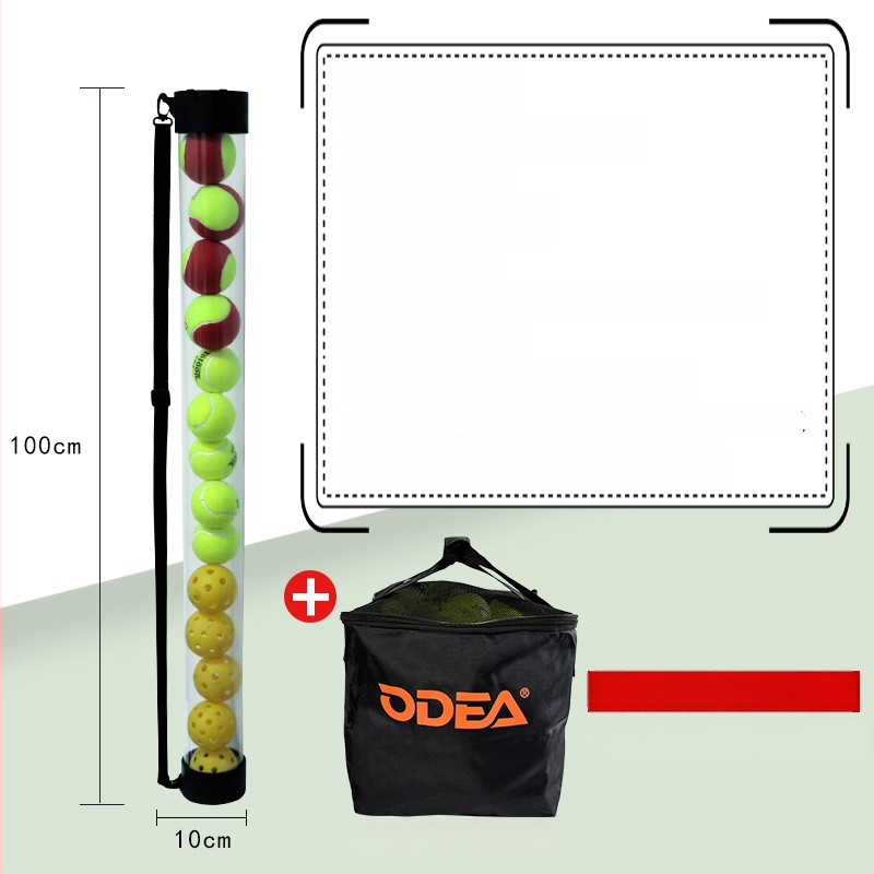 Teleskopinis teniso kamuolių rinktuvas kibiras – nešiojamas, lengvai laikomas, su nešiojimo rankena