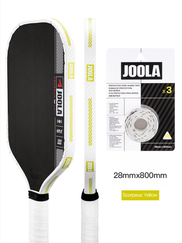 JOOLA Rėmo krašto apsaugos juosta raketei – atspari dėvėjimui, smūgiams ir įbrėžimams, profesionali raketės galvos apsauga badmintonui ir tenisui