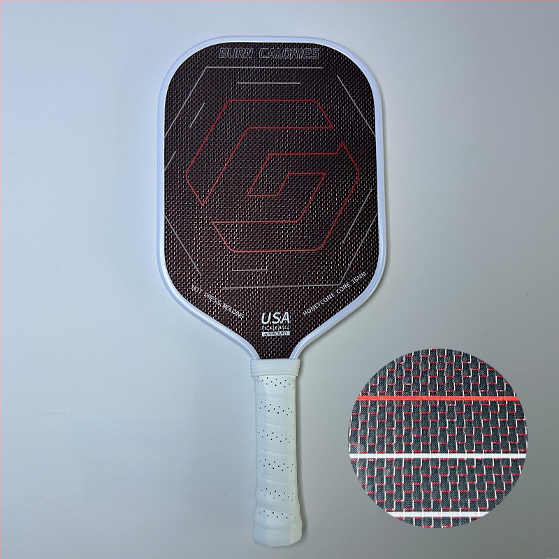 Lidakang Pickleball nūja – T700 oglekļa šķiedra, Kevlar un titāna vads, audu tekstūra, vienas daļas konstrukcija, 225 g