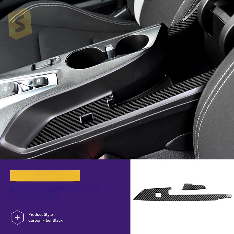 Interjera oglekļa šķiedras līmējamais komplekts dekoratīvām uzlīmēm Chevrolet Camaro (16-23), modelis Djxfl013–djxfl066, zīmols Salsa carbon fiber, logotipa drukāšana iespējama, pielāgošana