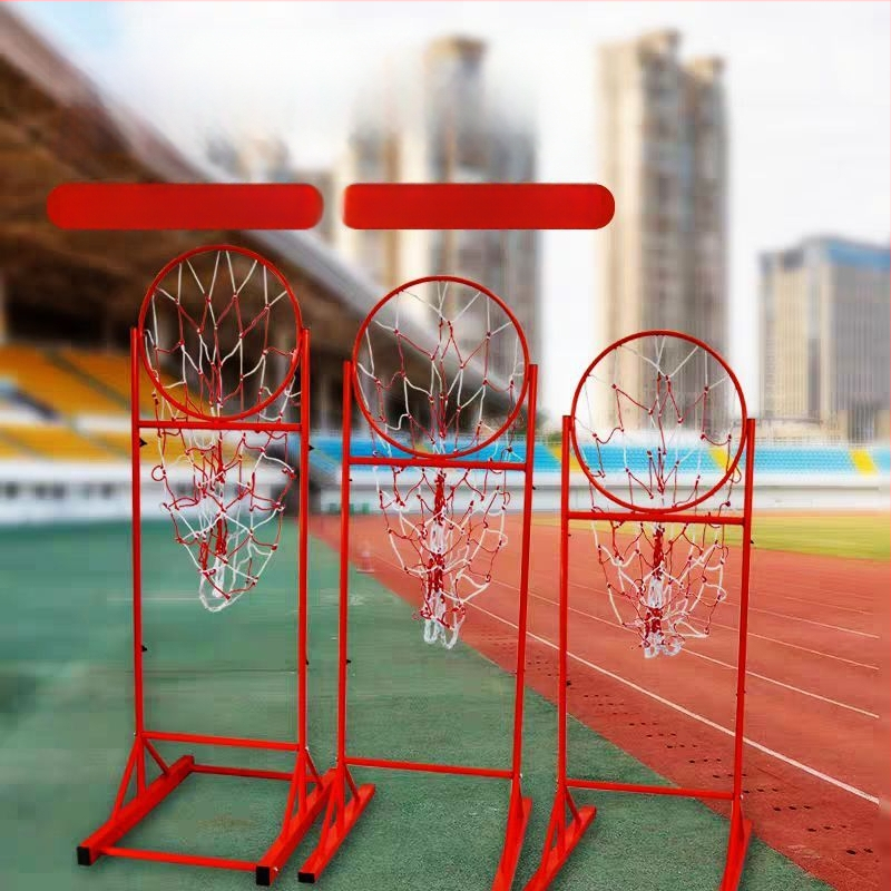 Stativ de antrenament baschet pentru pase și aruncări de la trei puncte, cadru din oțel inoxidabil, destinat sălii de sport