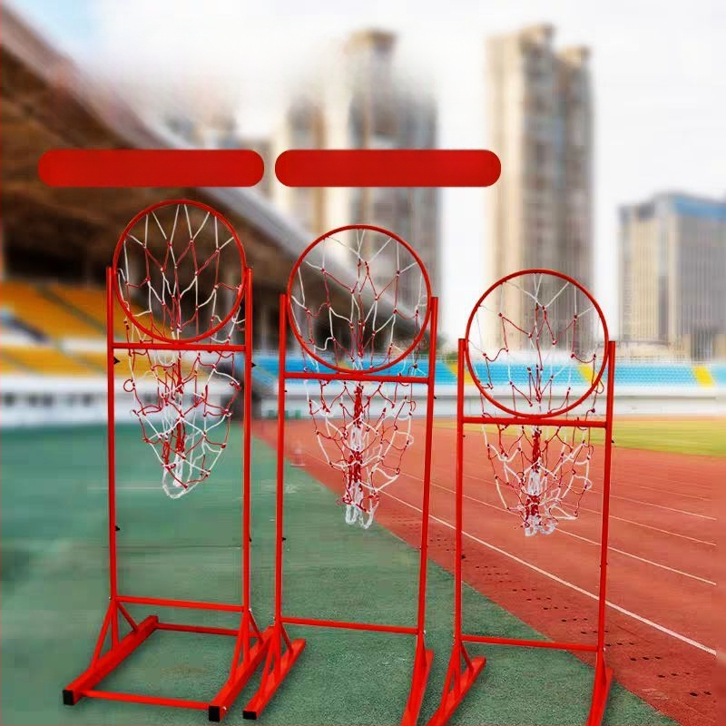 Stativ de antrenament baschet pentru pase și aruncări de la trei puncte, cadru din oțel inoxidabil, destinat sălii de sport