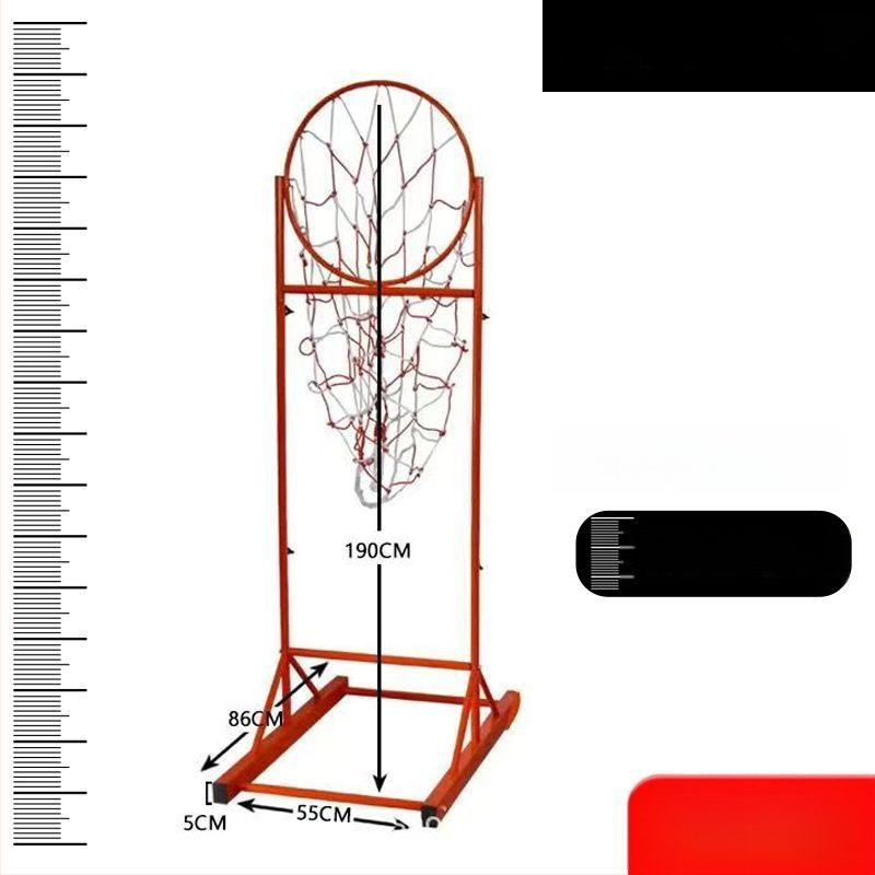 Stativ de antrenament baschet pentru pase și aruncări de la trei puncte, cadru din oțel inoxidabil, destinat sălii de sport