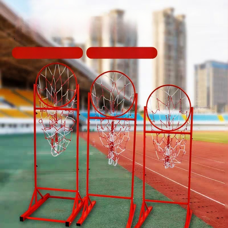 Stativ de antrenament baschet pentru pase și aruncări de la trei puncte, cadru din oțel inoxidabil, destinat sălii de sport