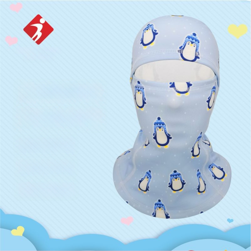 Dječja maska za skijanje s fleec podstavom, vjetrootpornu zaštitu lica i kapuljaču za vanjske sportove