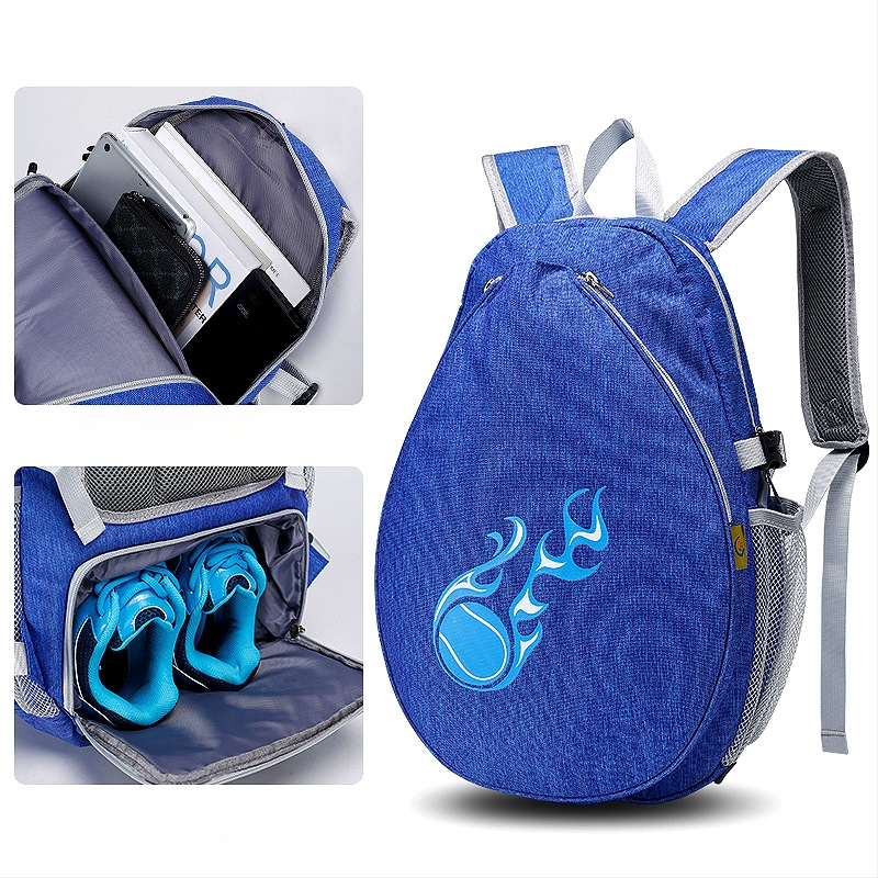 WPOLE Bērnu sporta soma badmintonam/tenisam — Oxford audums, pielāgošana pēc pasūtījuma, licencēta privātā zīmola etiķete