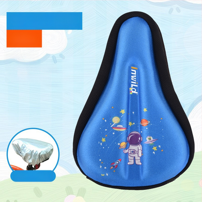 Inwild Laste jalgratta sadula kate – paksenenud, pehme silikoonist padja koos vahtu ja polüestriga, sobib jalgratastele ja lastevankritele