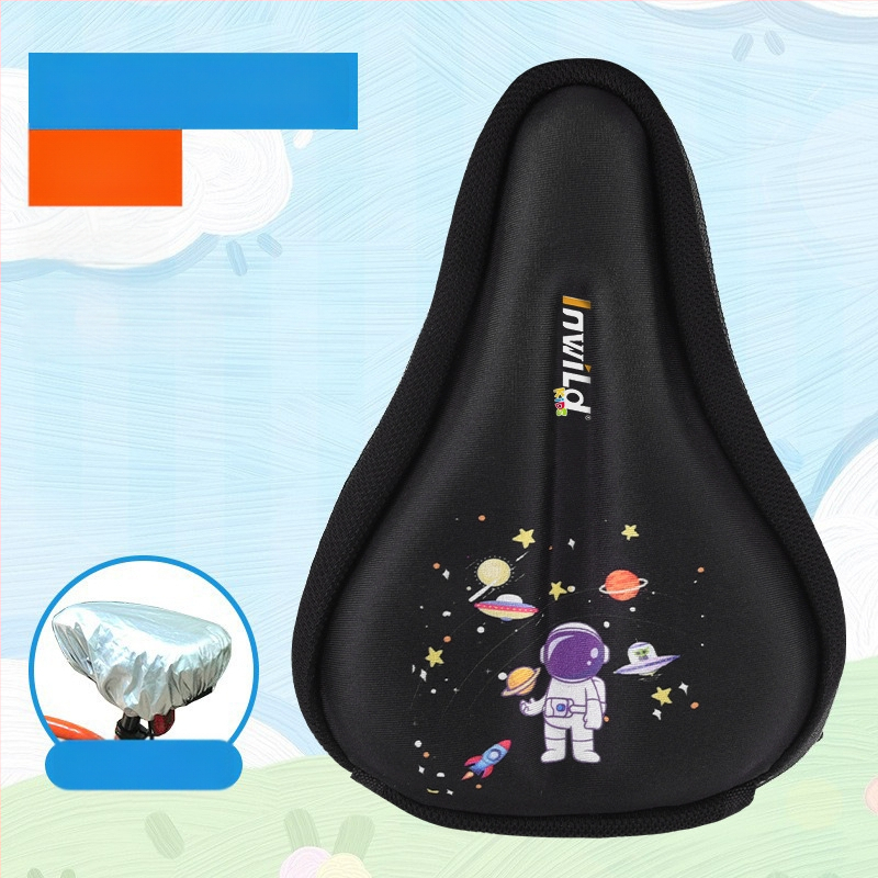 Inwild Laste jalgratta sadula kate – paksenenud, pehme silikoonist padja koos vahtu ja polüestriga, sobib jalgratastele ja lastevankritele