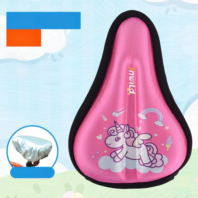 Inwild Laste jalgratta sadula kate – paksenenud, pehme silikoonist padja koos vahtu ja polüestriga, sobib jalgratastele ja lastevankritele