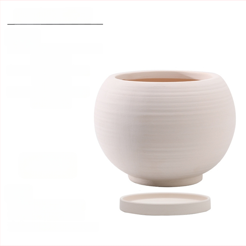 Keraminė gėlių vaza, kvėpuojanti, tvirta, korozijai atspari, Šiaurės stiliaus, tinkama stalui ar grindims