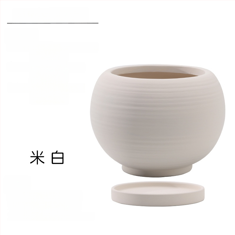 Keraminė gėlių vaza, kvėpuojanti, tvirta, korozijai atspari, Šiaurės stiliaus, tinkama stalui ar grindims