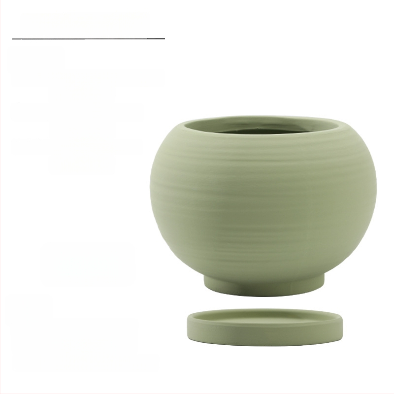 Keraminė gėlių vaza, kvėpuojanti, tvirta, korozijai atspari, Šiaurės stiliaus, tinkama stalui ar grindims