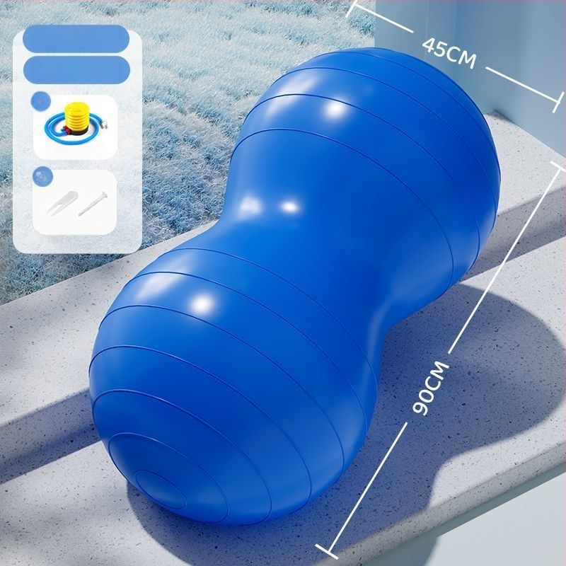 Bērnu sensoriskās apmācības bumba bērniem, mandeles formas - ABS materiāls, nevar uzpūst, viļņaina bumba