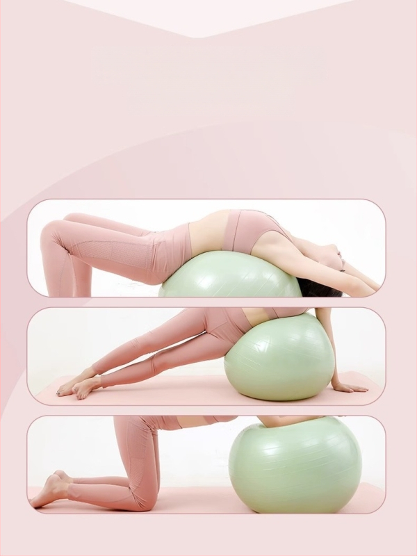 Joga bumba PVC, Wu Hangbin zīmols, svars 0.8 kg, piemērota fitnesam un veselības masāžai