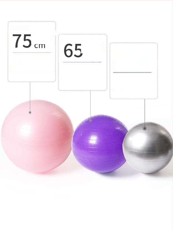 Joga bumba PVC, Wu Hangbin zīmols, svars 0.8 kg, piemērota fitnesam un veselības masāžai