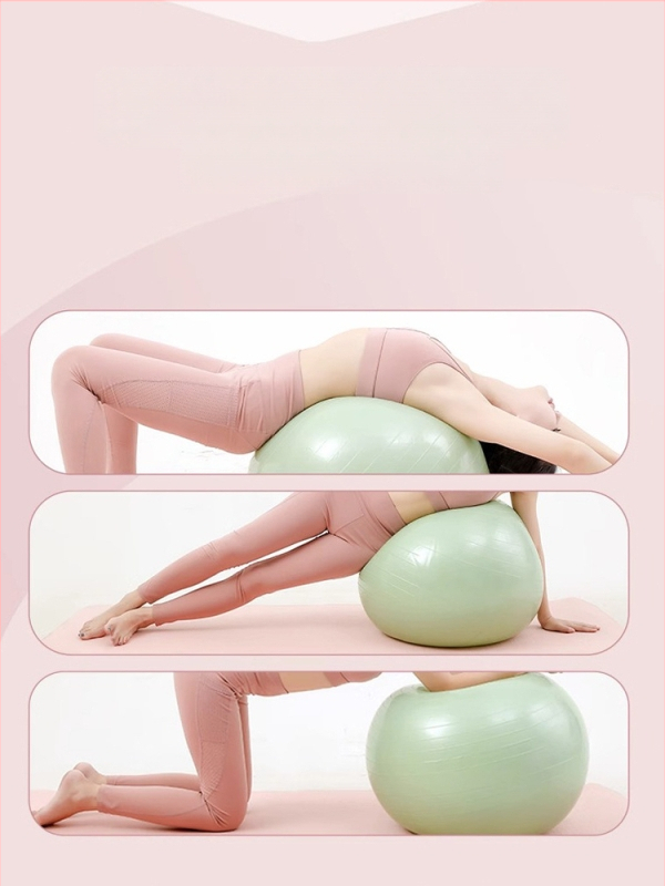 Joga bumba PVC, Wu Hangbin zīmols, svars 0.8 kg, piemērota fitnesam un veselības masāžai