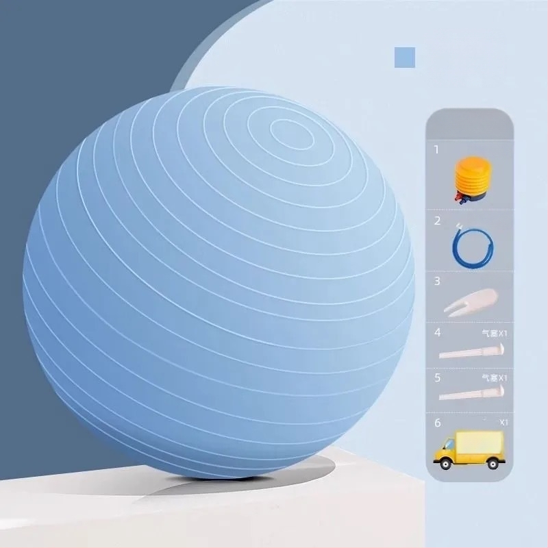 Joga bumba PVC, Wu Hangbin zīmols, svars 0.8 kg, piemērota fitnesam un veselības masāžai