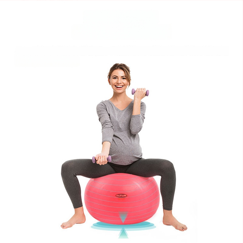 Jogas bumba bērniem un grūtniecēm – Fengda TPE fitnesa bumba dzemdību sagatavošanai, svara zaudēšanai un ķermeņa veidošanai, biezāka siena, izturīga pret sprādzieniem