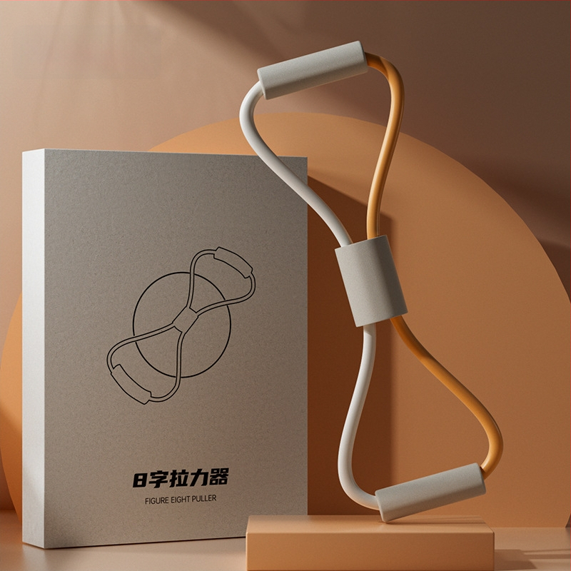 Kang Zhe Vilcējs – TPR materiāls, 8‑vārdu vilkšana, Atvērti pleci, Skaista mugura, Fitnesa aprīkojums