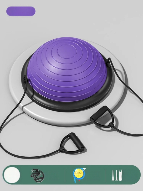 Wave Speed Ball puslīkta līdzsvara jogas bumba – piepumpējama, 400 g, TPES materiāls, ar masāžas punktiem