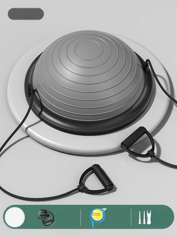 Wave Speed Ball puslīkta līdzsvara jogas bumba – piepumpējama, 400 g, TPES materiāls, ar masāžas punktiem