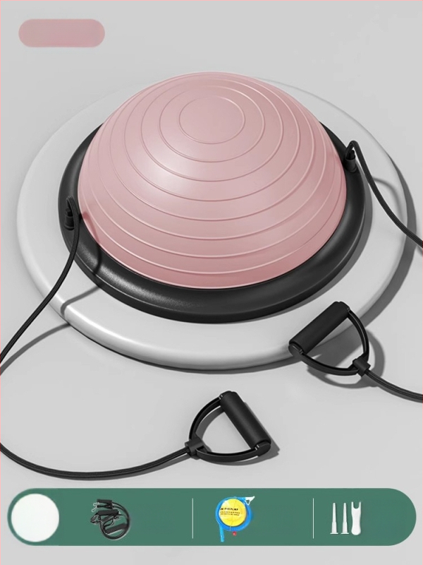 Wave Speed Ball puslīkta līdzsvara jogas bumba – piepumpējama, 400 g, TPES materiāls, ar masāžas punktiem