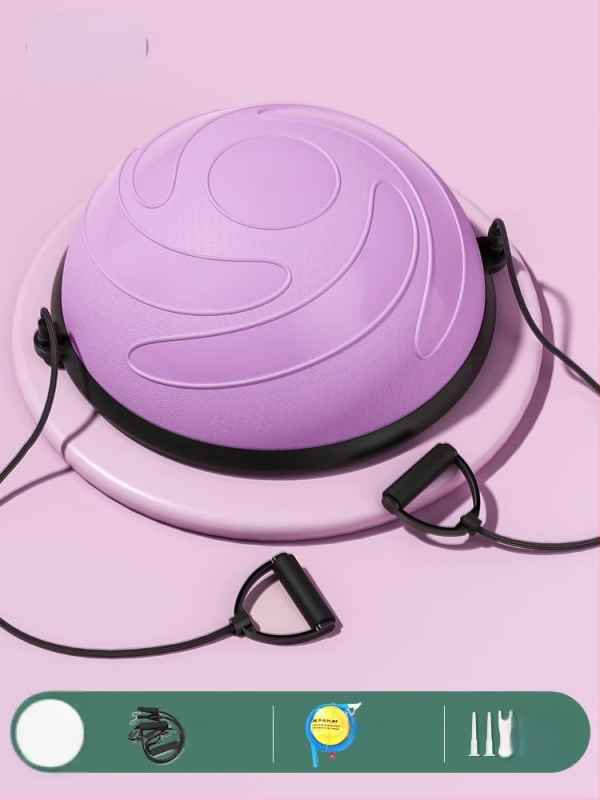 Wave Speed Ball puslīkta līdzsvara jogas bumba – piepumpējama, 400 g, TPES materiāls, ar masāžas punktiem