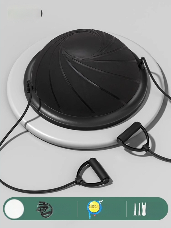 Wave Speed Ball puslīkta līdzsvara jogas bumba – piepumpējama, 400 g, TPES materiāls, ar masāžas punktiem