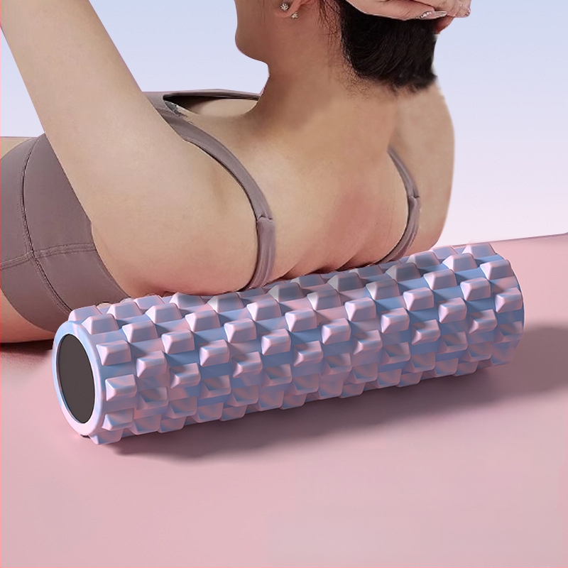 Ciets putu rulītis ar izciļņiem, muguras masāžas rullis, jogas aprīkojums, XINJIFU zīmols, iekšējā PVC caurule, ārējais EVA slānis