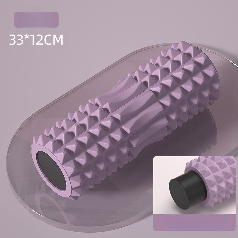 Ciets putu rulītis ar izciļņiem, muguras masāžas rullis, jogas aprīkojums, XINJIFU zīmols, iekšējā PVC caurule, ārējais EVA slānis