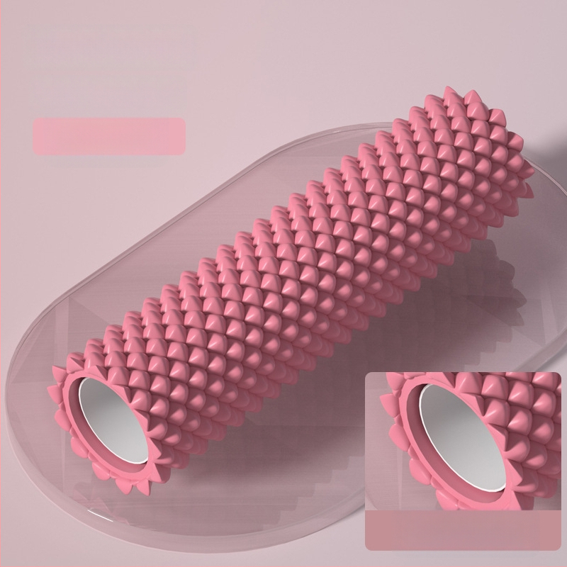 Ciets putu rulītis ar izciļņiem, muguras masāžas rullis, jogas aprīkojums, XINJIFU zīmols, iekšējā PVC caurule, ārējais EVA slānis