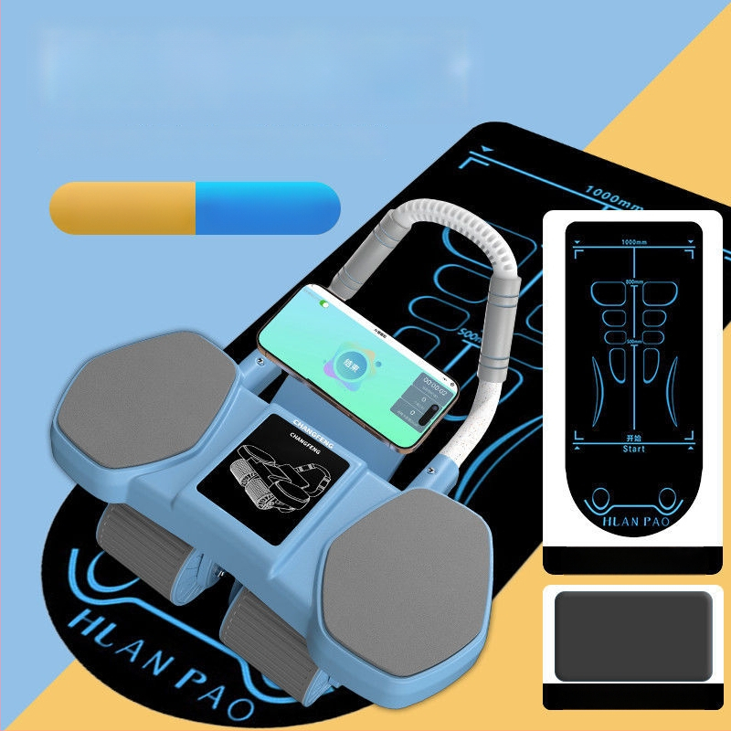 CF-099 Vēdera ritenis, 2,2 kg, četrroku riteņi ar automātisku atgriešanu, lielais laika displejs, piemērots birojā un mājās