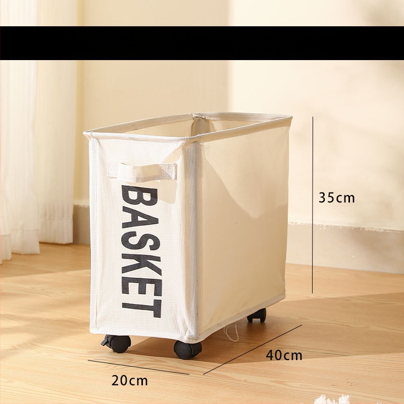 Naguan riteņiem paredzēts uzglabāšanas grozs sporta aprīkojumam un jogas matām — Oxford auduma organizators, vidēja un lielā izmēra, mūsdienīgs minimālisma dizains