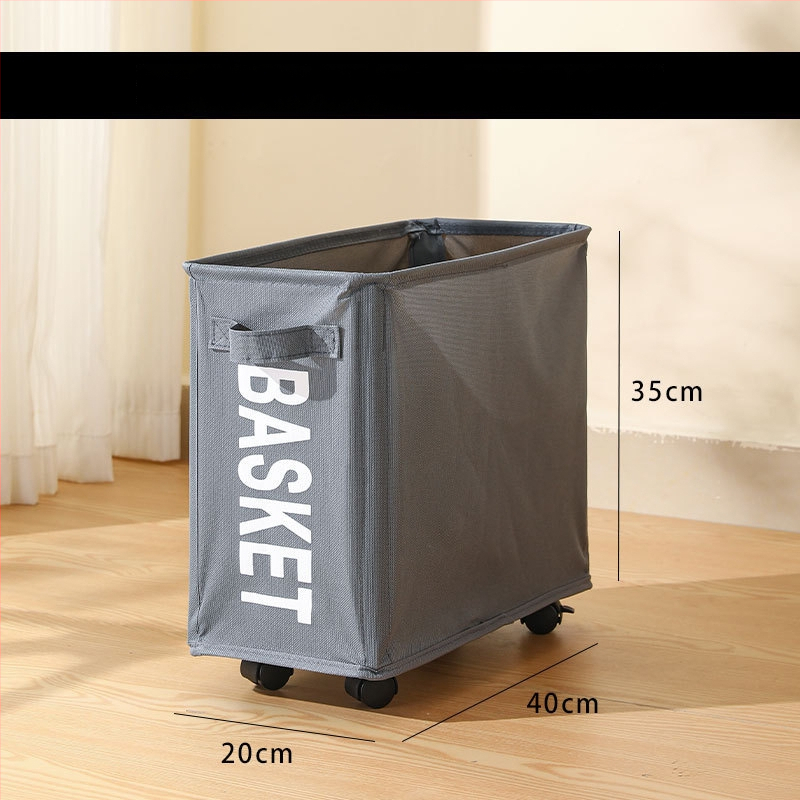 Naguan riteņiem paredzēts uzglabāšanas grozs sporta aprīkojumam un jogas matām — Oxford auduma organizators, vidēja un lielā izmēra, mūsdienīgs minimālisma dizains