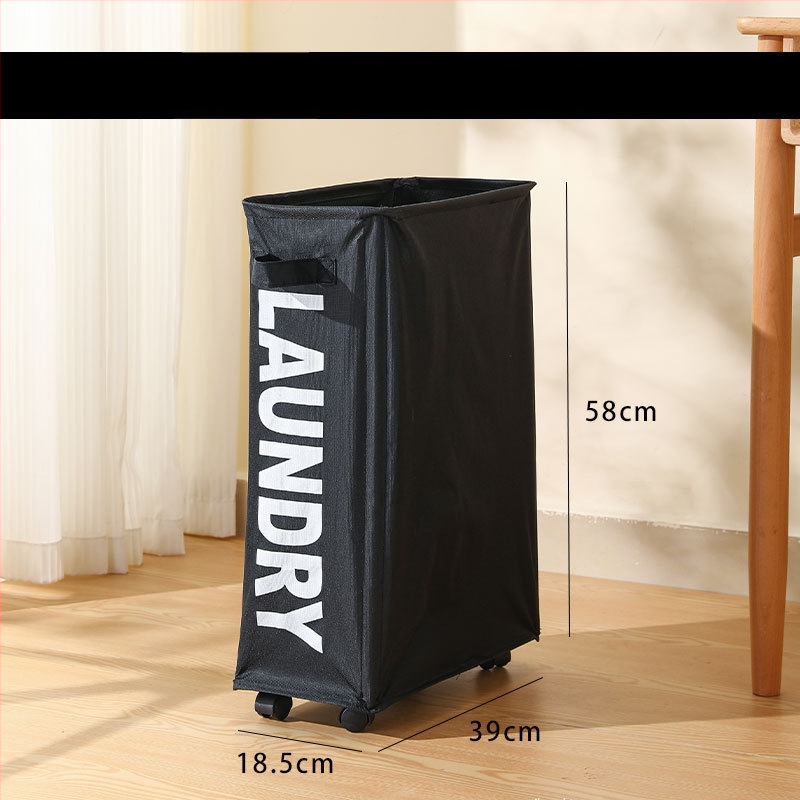 Naguan riteņiem paredzēts uzglabāšanas grozs sporta aprīkojumam un jogas matām — Oxford auduma organizators, vidēja un lielā izmēra, mūsdienīgs minimālisma dizains