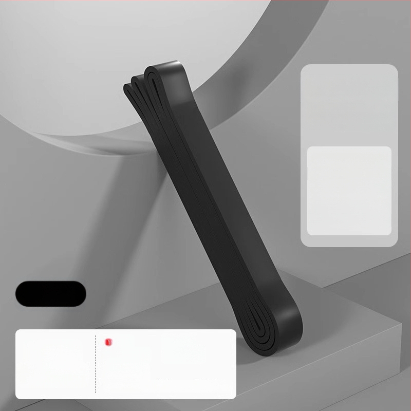 Elastīgā trenēšanās lenta ar palīdzības jostu, piemērota vilkšanai uz augšu (pull-ups), spēka treniņiem un izstiepšanai