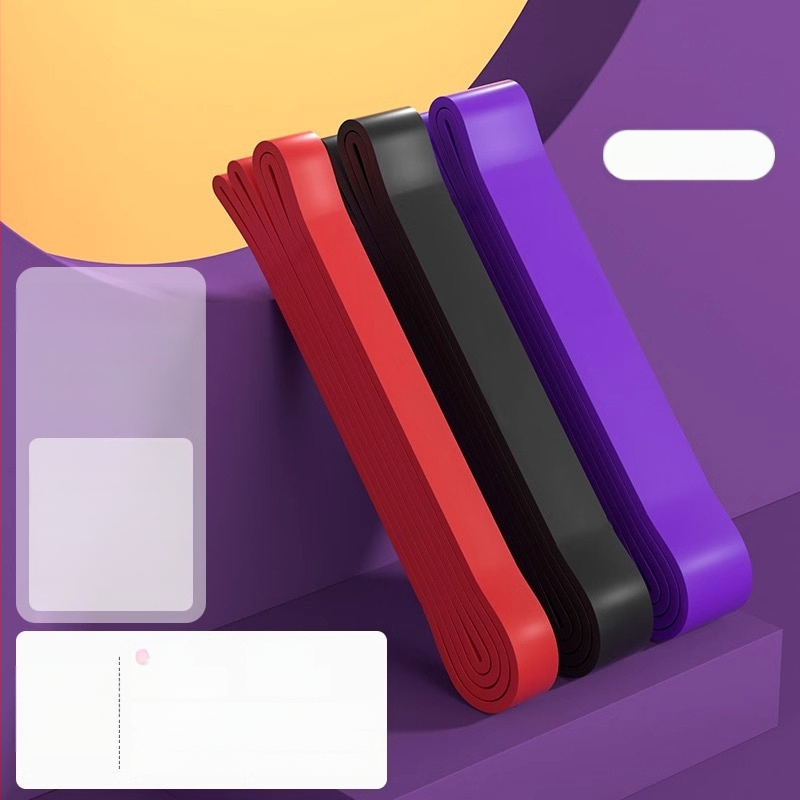 Elastīgā trenēšanās lenta ar palīdzības jostu, piemērota vilkšanai uz augšu (pull-ups), spēka treniņiem un izstiepšanai