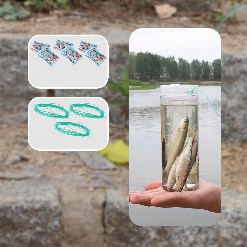 Детска риболовна бутилка за открито, пластмасова, Pro-built, PET