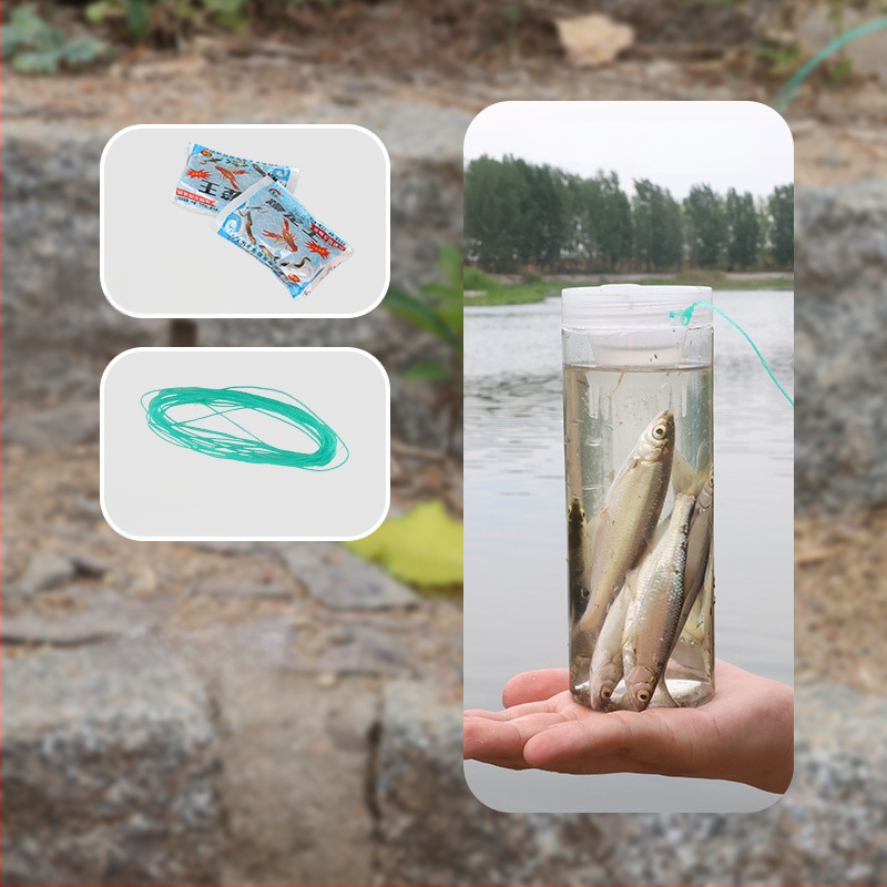 Детска риболовна бутилка за открито, пластмасова, Pro-built, PET