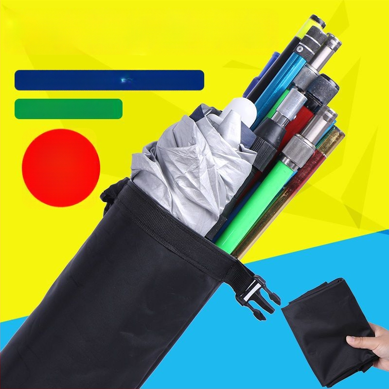 Makšķerēšanas nūju un aprīkojuma soma (audums; liela ietilpība; nav ūdensnecaurlaidīga)