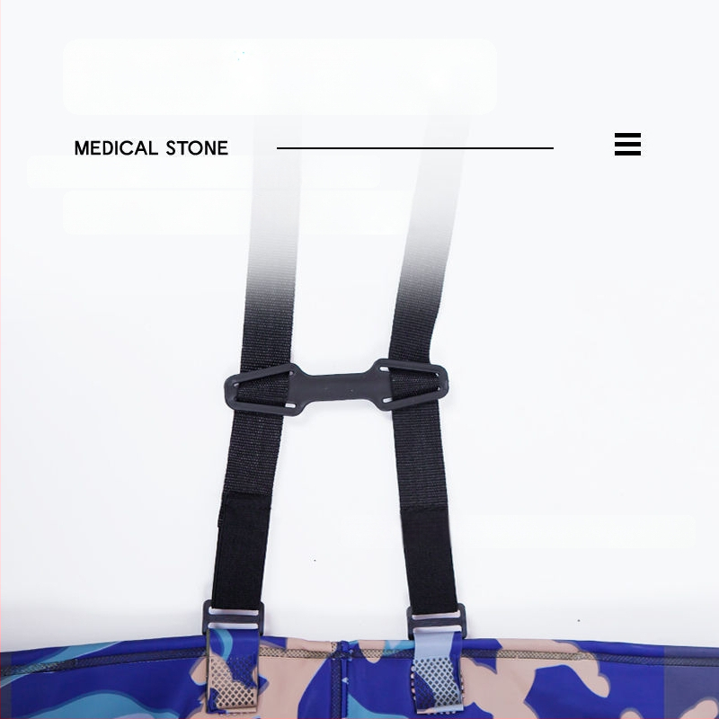 Ūdensizturīgs universālais kombinezonas komplekts ar biksēm un ūdens kurpēm makšķerēšanai un āra aktivitātēm (Materiāls: PVC audums; Raksts: Vienkrāsains; Sezonas: Visas sezonas; Dzimums: Universāls)