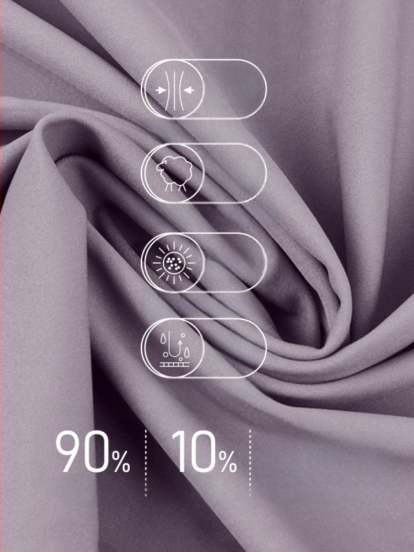 Sievišķīgs brīvs piegriezums bez piedurknēm fitnesa topam ar ātru žāvēšanu un muguras atsegumu — poliestera matēts audums, 90% poliester, 10% elastāns