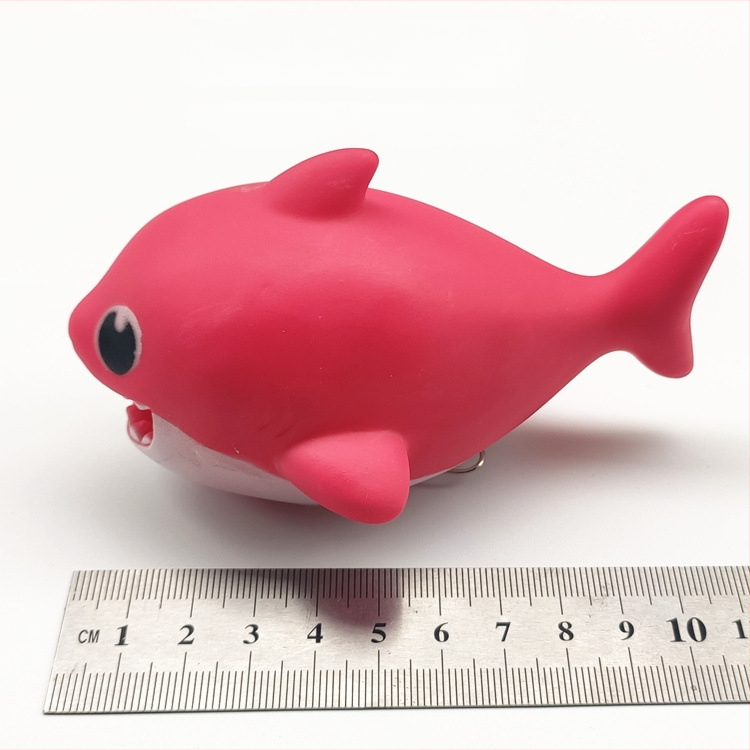 Плаващ пате за риболов – DIY аксесоари за закопчаване на риба, карикатурен флоат с форма на акула (Марка: Stream fishing gear; Материал: винил)